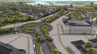 3Dwoll - Rondo Bohaterów republiki wrzesień 1953r. #workersresources #gry #sovietcity...