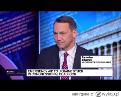 simirgone - #polityka #wojna #sikorski Wywiad dla Bloomberga