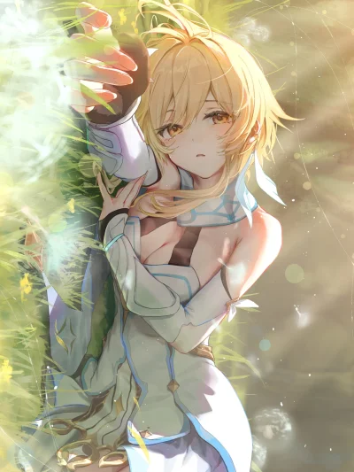 LatajacaPapryka512 - #randomanimeshit #anime #genshinimpact #lumine