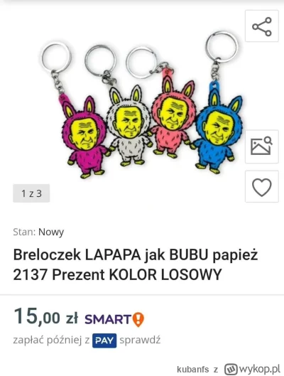 kubanfs - ( ͡° ͜ʖ ͡°)
#2137 #labubu #zabawki #allegro