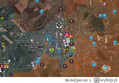 MelinZgierski - #ukraina jak widać na mapie, w bachmucie walczy armia ukraińska kontr...