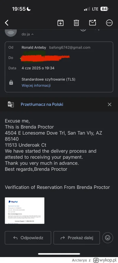 Arcteryx - Paypal oszustwo na kupno bitcoinów?
Mirki, pomóżcie.
Dostałem takiego mail...
