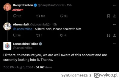 SynGilgamesza - Halo brytyjska policja prosze przyjechać na twittera #clownworld

Ahh...