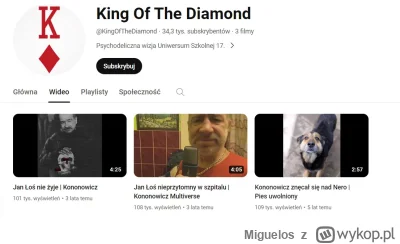 Miguelos - No i tym razem King of the Diamond. Nieważne czy sam usunął filmy (żeby ni...