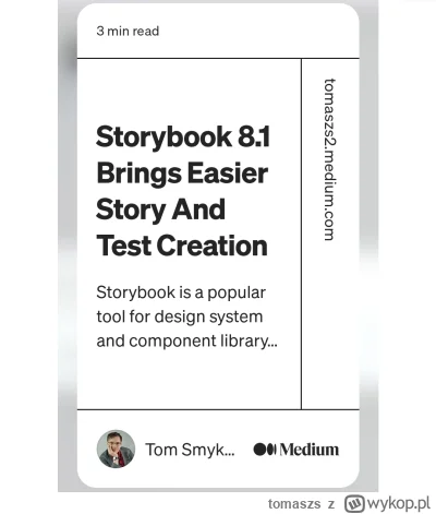 tomaszs - Storybook 8.1 was released yesterday. I'll surely update my Angular project...