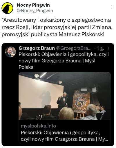 officer_K - Konsolidacja na skrajnej, antypolskiej, prorosyjskiej szurprawicy.

#k0nf...