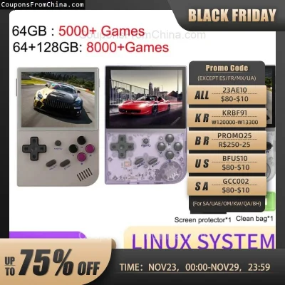 n____S - ❗ ANBERNIC RG35XX 64GB Handheld Game Console
〽️ Cena: 44.54 USD (dotąd najni...