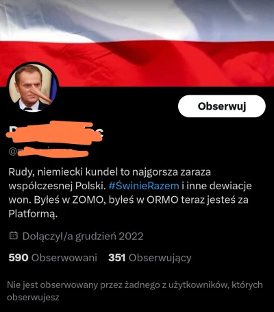 HeteroseksualnyWlamywacz - @HeteroseksualnyWlamywacz oczywiście flaga Polski w tle no...
