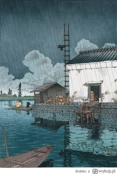 Bobito - #obrazy #sztuka #malarstwo #art

Deszcz w Ushibori , Hasui Kawase