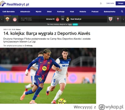 Wincyyyyj - Miał być tymczasowy lider a zostali na dłużej ( ͡° ͜ʖ ͡°)
#fcbarcelona #r...