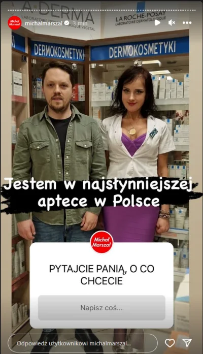 Jaurbanpl - https://www.instagram.com/stories/michalmarszal/
#apteka #farmacja  #hehe...