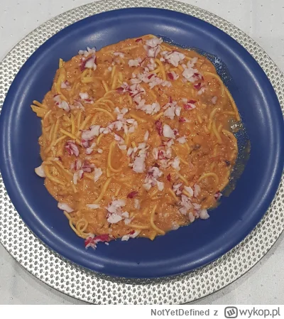 NotYetDefined - Przygotowałem #spaghetti z cukinią z sosem pomidorowym i gorgonzolą. ...