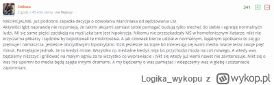 Logika_wykopu - Gościu chyba chciałby przeprowadzać pogromy, bo sędzia może nie popro...