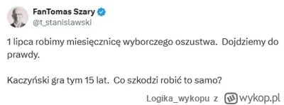 Logika_wykopu - W ogóle parę dni temu sobie robiłem jaja tutaj, że będą miesięcznice ...