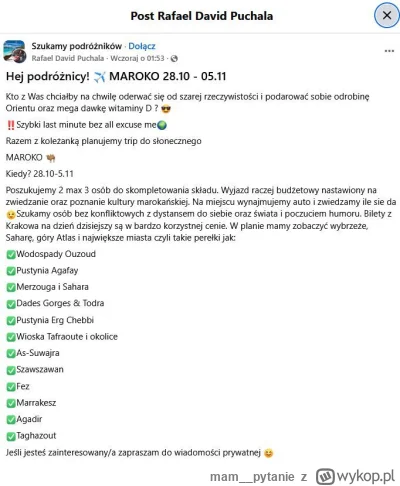 mam__pytanie - #facebook #podroze #podrozujzwykopem #kiciochpyta #pytaniedoeksperta #...