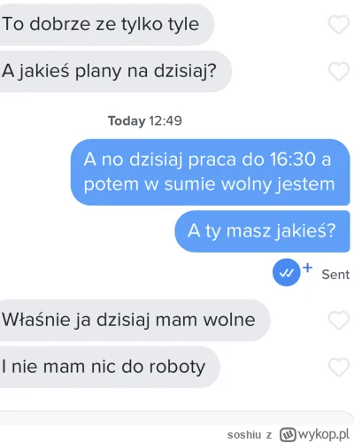 soshiu - Jak dziewczyna tak pisze to znaczy, że chce sie spotkac? #pytanie #tinder #r...