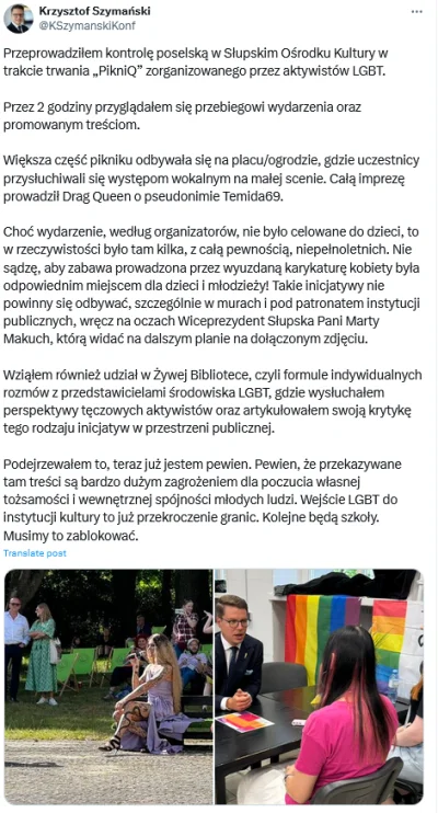 M4rcinS - Poseł z Konfederacji, który chciał pooglądać Drag Queen, gejowskie występy ...