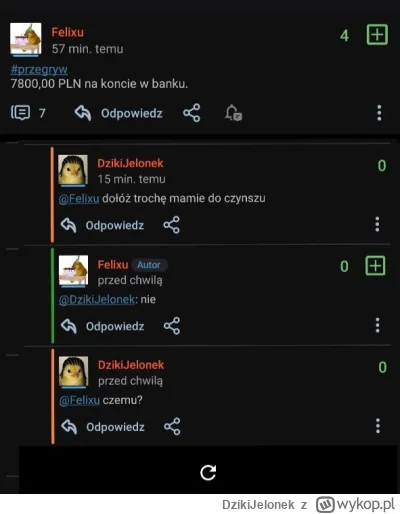 DzikiJelonek - #przegryw on oski!