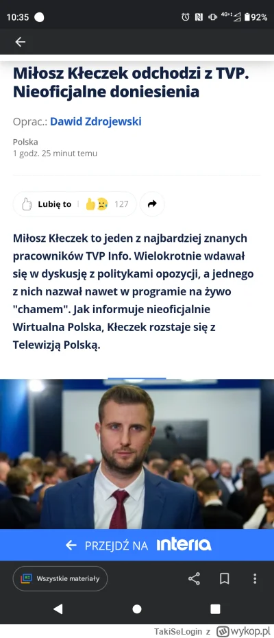 TakiSeLogin - #bekazpisu #tvpis #tvpiscodzienny 

https://wydarzenia.interia.pl/kraj/...