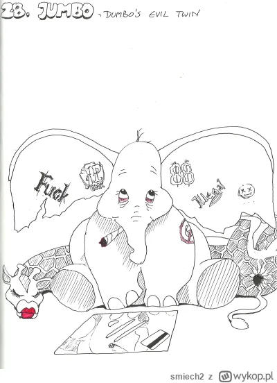 smiech2 - #inktober #magg #rysujzwykopem
Gdzieś tam na Świecie, każdy ma swojego "bli...