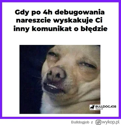 Bulldogjob - been there, felt that

#heheszki #humorobrazkowy #programowanie #program...
