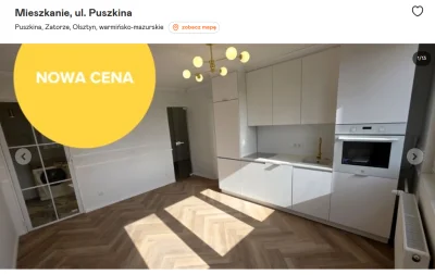 Zopyross - ładnie padł rynek najmu w Olsztynie, skoro takie odpicowane mieszkanko za ...