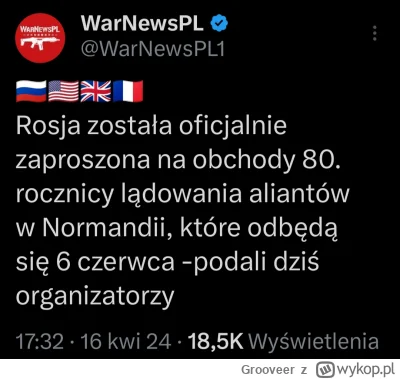 Grooveer - 24.02.2022: Rosja będzie odizolowana dyplomatycznie za inwazję na Ukrainę
...