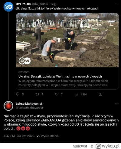 huncwot - władzę Ukrainy zgodziły się w końcu na ekshumację grobów zamordowanych Pola...