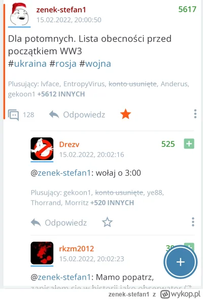 zenek-stefan1 - @boromeusz: A tak pisałem dzień wcześniej ( ͡° ͜ʖ ͡°) 
@HeniekZPodLas...