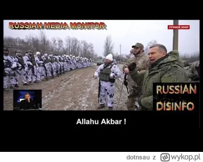 dotnsau - Skandując "Allahu Akbar" świętą wojne wypowiada Ukrainie i Zachodowi jeden ...
