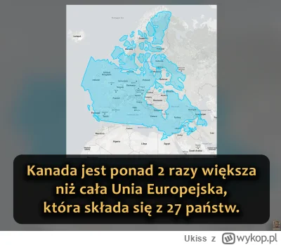 Ukiss - Kanada rozciąga się od Atlantyku po Pacyfik, a na północy sięga do Oceanu Ark...