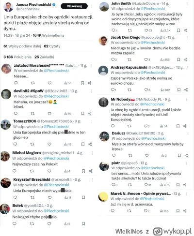 WielkiNos - Palacze się zesrali, że unia chce zakazać palenia w ogródkach restauracyj...