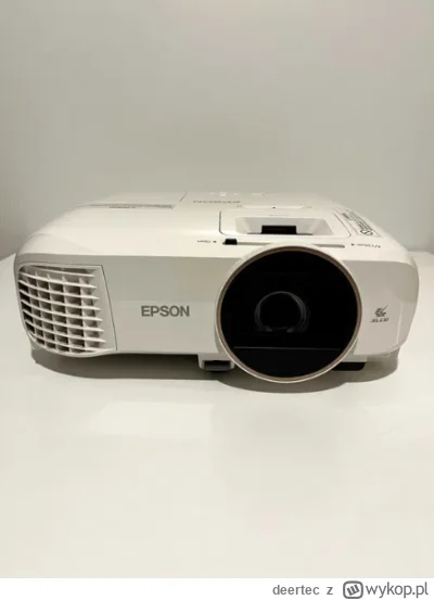 deertec - Mam na  sprzedaż projektor EPSON EH-TW5650 z czasem pracy lampy 492h. W zes...