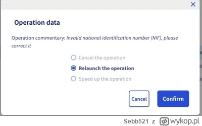 Sebb521 - Kupiłem domenę z końcówką .es, podałem zły "national identification number"...