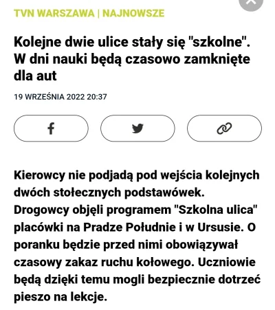 R187 - Dlatego wokół szkół powinien być zakaz ruchu samochodów, niech rodzice pieszo ...