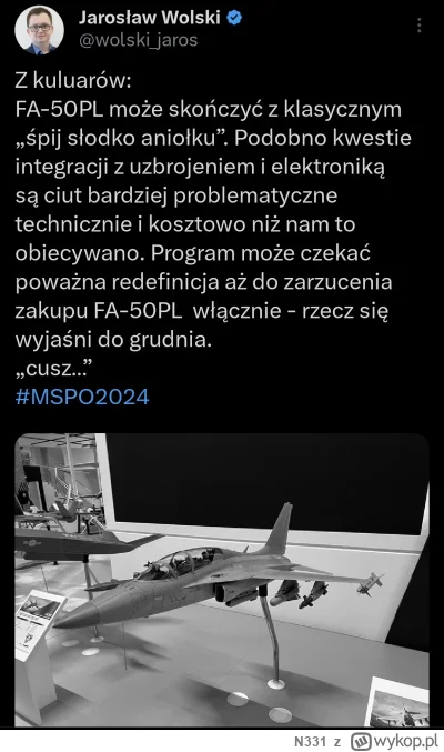 N331 - A wykop był taki zadowolony z Błaszczaka XD Ta jedyna rzecz którą PiS zrobił d...