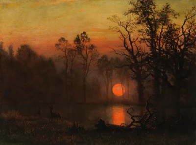 Arvin - Albert Bierstadt - Sunset Over the Plains 1887
#sztuka #obrazy #malarstwo
