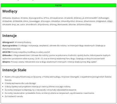 dendrofag - @Maaska, @paliusz, @meres, @yourgrandma, @Tino, @masakraman, @radar42, @Z...