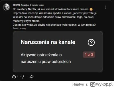 Huptys - #kiszak #drwalrebajlo J----Y NETFLIX!
