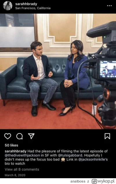 analboss - #wojna #rosja #usa #polityka

Nie no to jest hit,  Tulsi Gabbard spotyka s...