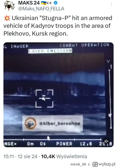 mirek86 - #ukraina 

https://x.com/MaksNAFO_FELLA/status/1822984353070100529?t=9uXQxv...