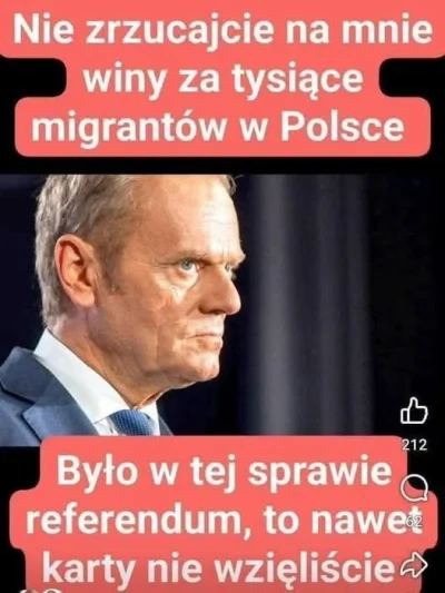 4x80 - @Nictupo_mnie: Bądźmy uczciwi, 99% wykopków było przeciw referendum i do was n...