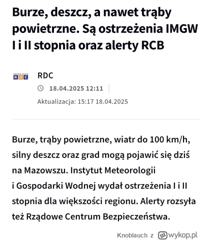 Knoblauch - #raportzpanstwasrodka 
Czyli można wnioskować, że gniota zakończył piątko...