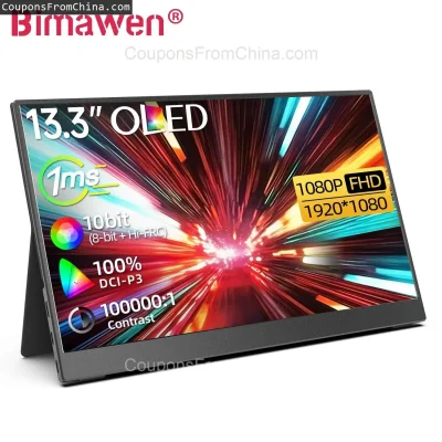 n____S - ❗ Bimawen 13.3inch OLED Portable Monitor FHD 1ms 10bit 100% DCI-P3
〽️ Cena: ...