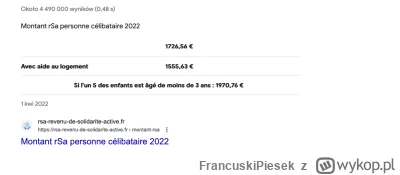 FrancuskiPiesek - >Z 500+ nie wyżyjesz, dostaję 140€ na 2 dzieci. Wykluczeni mają być...