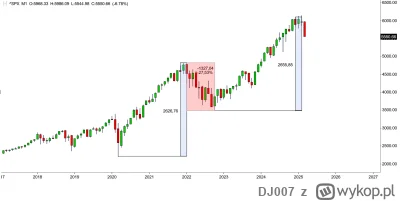 DJ007 - Ciekawostka z indeksu SP500

Całkowity wzrost SPX od covidowego dołka, do szc...