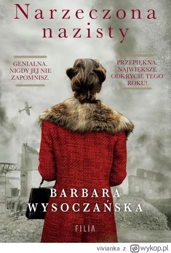 vivianka - 502 + 1 = 503

Tytuł: Narzeczona nazisty
Autor: Barbara Wysoczańska
Gatune...