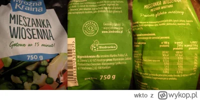 wkto - #listaproduktow
#warzywamrozone Mieszanka Wiosenna Mroźna Kraina #biedronka
ak...