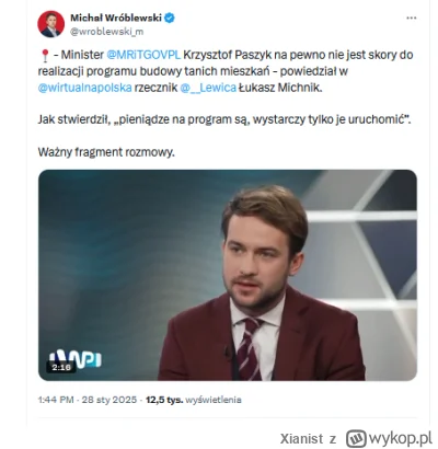 Xianist - Stare, znałem. Gdy paszyk mówi coś o rodzinach z dziećmi to pewnie ma na my...