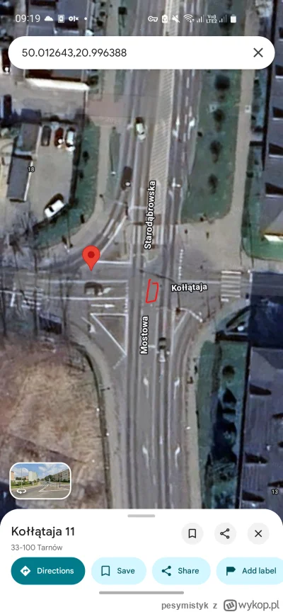 pesymistyk - Jadąc w górę Mostową i chcąc skręcić na skrzyżowaniu w lewo w Kołłątaja ...